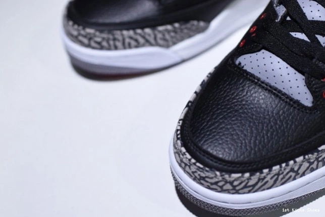 1st Kicks Cement 3 Air 854262-001 Black Jordan 0701